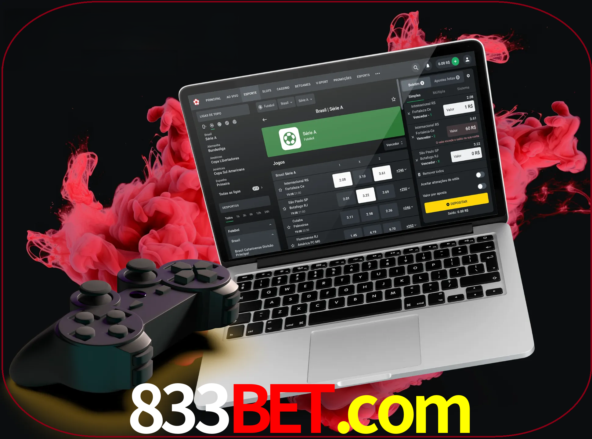 Visite a secção especial de jogos de vídeo em 833bet para descobrir em que jogos pode apostar e ganhar muito dinheiro.